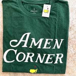 Masters Augusta “Amen Corner” T shirt Green NWT Rare